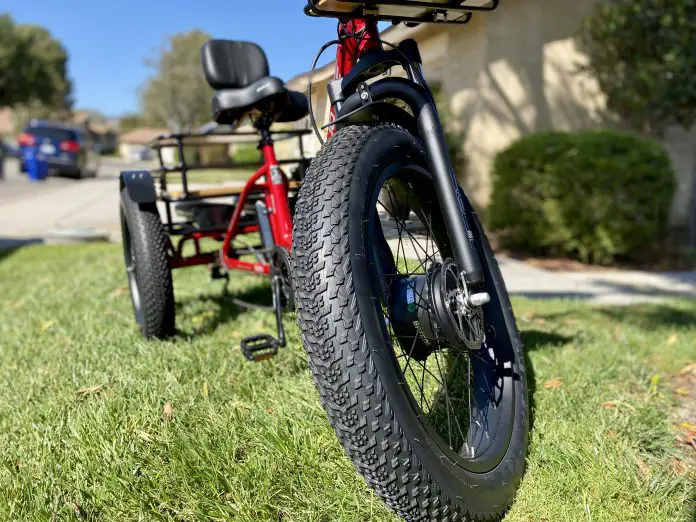 red e-trike